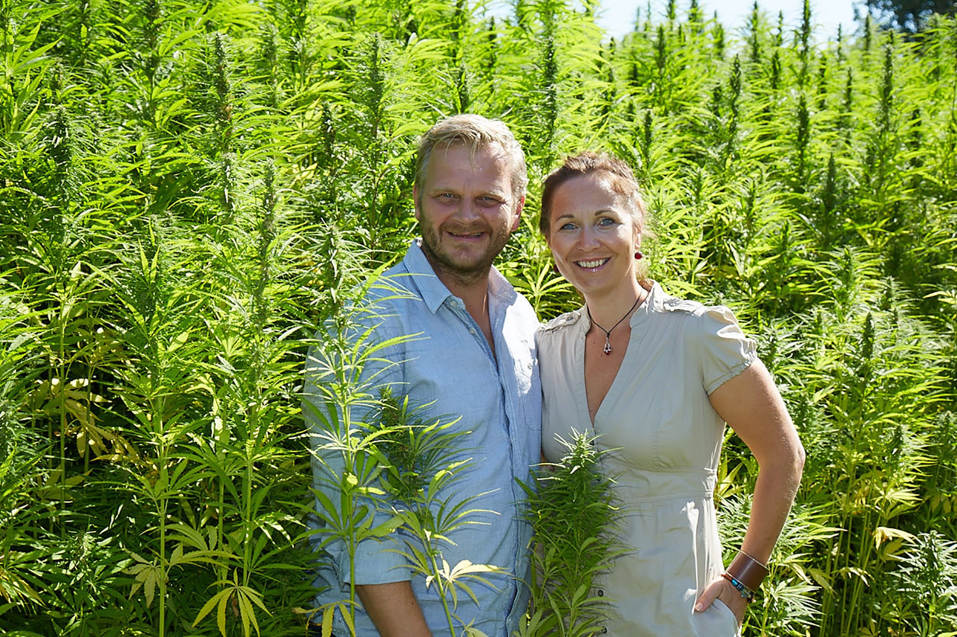 Judith und Günther Rabeder von farmgoodies im Hanffeld © Erwin Wimmer